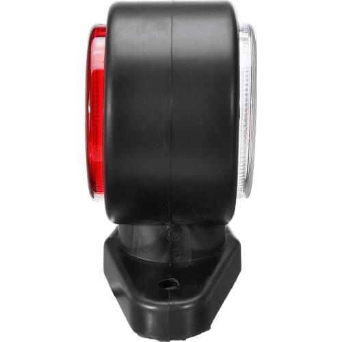 1Pc single 12 - 24v LED Universal Car Truck Side Marker Light Lights Indicator Signal Lamp Red White For Camper Trailer Lorry RV