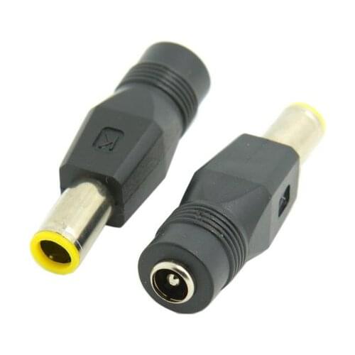2PCS/LOT DC 7.9 5.4mm DC Male to 5.5 2.1mm DC Female Power Plug for Lenovo IBM Laptop Adapter