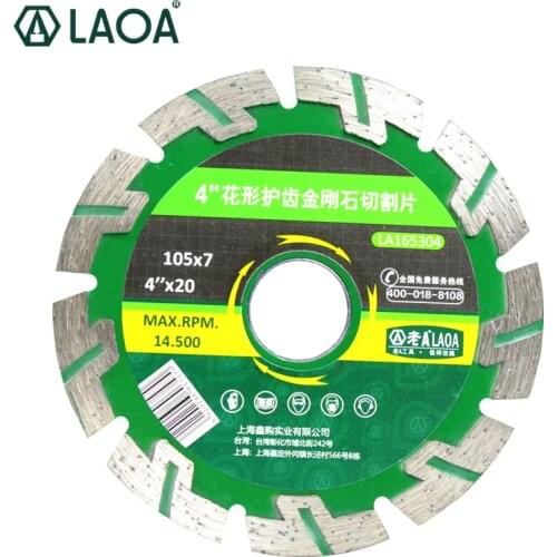 LAOA Diamond Saw Blade Diamond Grinding Wheels Cutting Wheel Cutting Disc For Concrete Granite