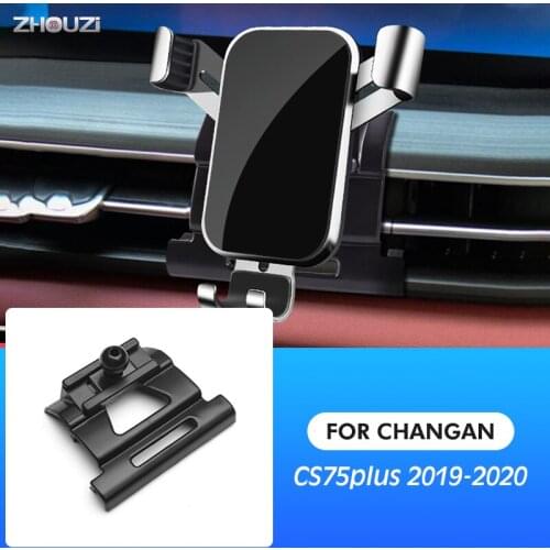 Car Mobile Phone Holder Air Vent Mounts Stand GPS Gravity Navigation Bracket For Changan CS75 Plus 2019 2020 Car Accessories