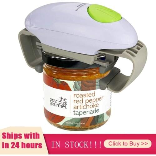 Electric Can Opener Automatic Jar Opener Electric Jar Opener Bottle Opener Battery Operated Jar Tin Opener Kitchen Gadgets New