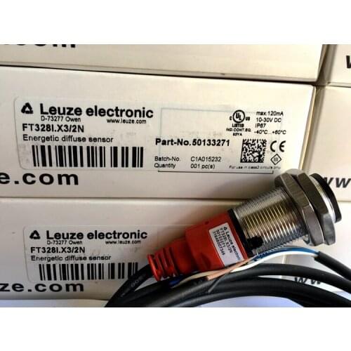FT328I.X3/2N 50133271 LEUZE Photoelectric Switch Sensor 100% New Original FT328I.X3/4P