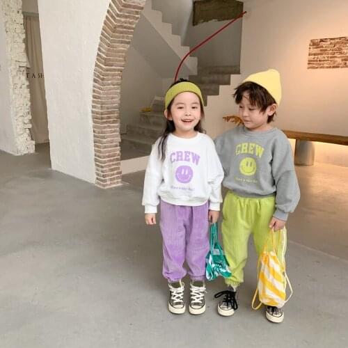 2 3 4 5 6 7 Y Toddler Kids Clothing Set 2021 Spring New Fashion Sports Suits For Boys Letter Print Hoodies Pants Girls 2pcs Set