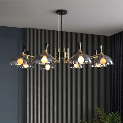 Dining room LED chandelier light luxury modern minimalist dining room chandelier