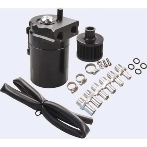300Ml Oil Catch Reservoir Breather Can Tank Filter Kit Cylinder Aluminum Alloy Multi-color Durable And High Quality Engine