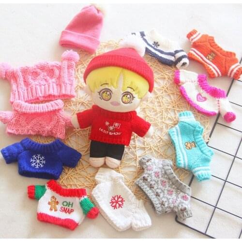 [MYKPOP]KPOP Dolls & Clothes: 22 Doll & Doll in Sweater or Pajama KPOP Fans Collection SC20042612