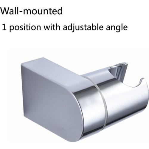 Base of xiamen plastic ABS electroplating flower is aspersed fixed bridge nozzle spray hand adjustable movable support