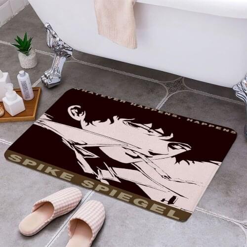 Spike Cowboy Bebop Anti-slip Doormat Vacuuming Water Absorbing Kitchen Bedroon Bath Floor Mats Home Entrance Home Decora