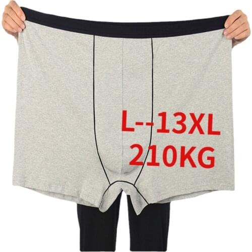Plus Size Mens Boxer Panties Underpant Lot big size 13XL Loose Under Wear Large Short Cotton Plus 12XL11XL Underwear Boxer Male