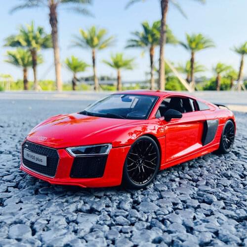 Maisto 1:18 Audi R8 Alloy Retro Car Model Classic Car Model Car Decoration Collection gift