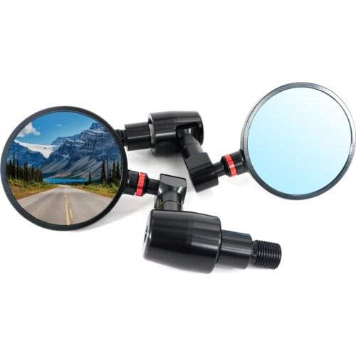 Handle Bar End Mirrors Rearview Mirrors CNC Aluminum Fit For Yamaha MT-07 MT-09 MT10 FZ1/FZS1000 Fazer FZ6 Fazer FZ6R XJ6