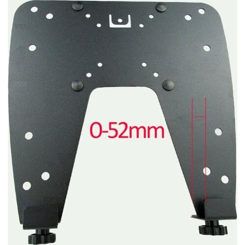 D-MOUNT LP80 27" 20" steel monitor extension laptop holder notebook clamp support adaptors for 75x75 100x100 200x200 200x100