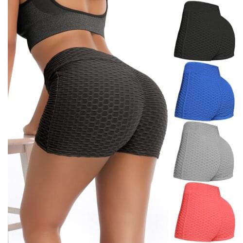Women Workout Biker Shorts Gym Jogging Short Breathable Sports Fitness Panties Solid Color Thin Skinny Butt Lifting Sexy