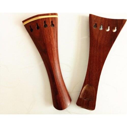 1 pcs 4/4 rosewood Violin Tailpiece fixed Fine Tuners Tail Gut, Violin Accessories