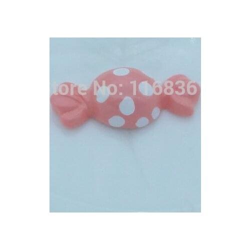1pcs/lot resin flat back pink dot candy 21mm simulation of food Cabochon Scrapbook DIY phone decoration B303-12