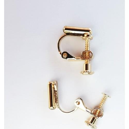 New 10Pcs/lot Ear Clip Converter Multiple Styles and Multiple Colors DIY Jewelry Accessories No Pierced Clip on Earrings