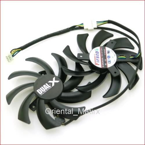 Free Shipping 2pcs/lot FDC10H12S9-C 86mm VGA Fan For Sapphire HD6970 HD7870 2G HD7950 HD7970 Graphics Card Cooling Fan