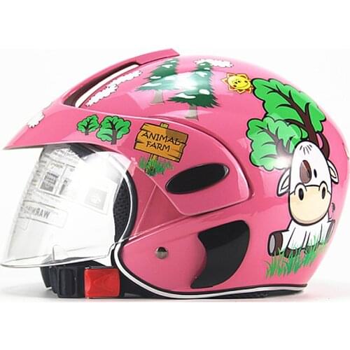 Cute Children Motorbike Motorcycle Helmet Child Warm Comfortable Scooter Motor Safety Helmets For Kids