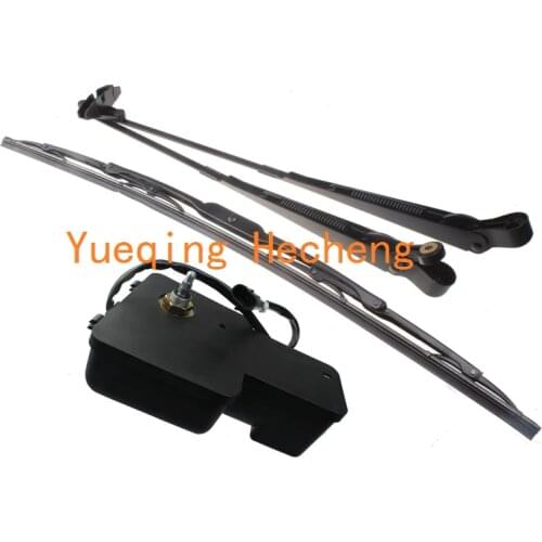 Wiper Motor & Windshield Wiper Arm & Blade for Bobcat Skid Steer 751 753 763 773 863 873 883 963