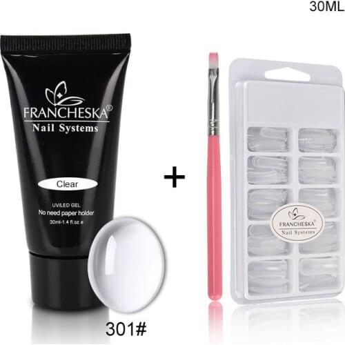 3Pcs/kit 30ml Nail Acrylgel Set Acryl Gel Kit Hard Jelly Camouflage Gel Varnish Soak Off Finger Extension Slip Solution Nail Art