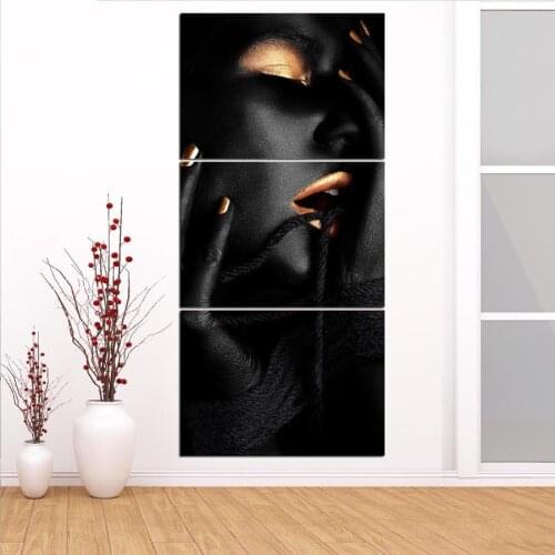 3pcs set,Black Girl Diamond Painting African Woman Full Square Round Diamond Embroidery Needlework,Diamond Mosaic kit N497