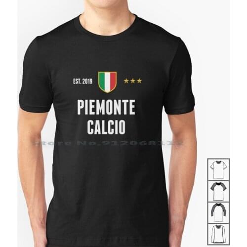 Piemonte Calcio 20 Fan Merch T Shirt 100% Cotton 20 Football Soccer Ronaldo Piemonte Calcio