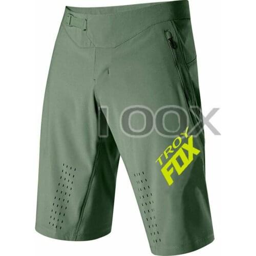 Free Shipping Troy Fox MTB Shorts Men Mountain Bike Dirt Bike Racing Motocross Short Pants MX DH BMX ATV Bicycle Cycling Shorts
