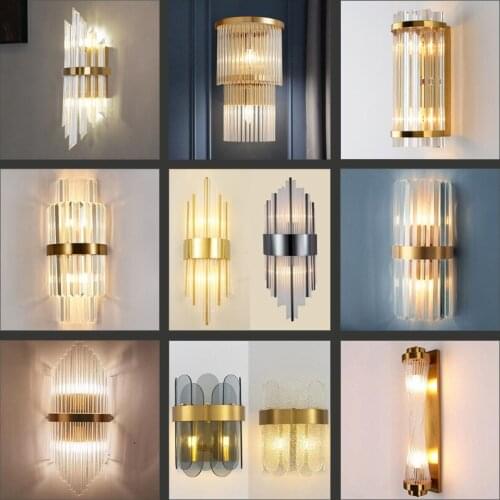 Modern hanglampen crystal bedroom light crystal wall lamp crystal rope living room dining room bedroom wall lamp