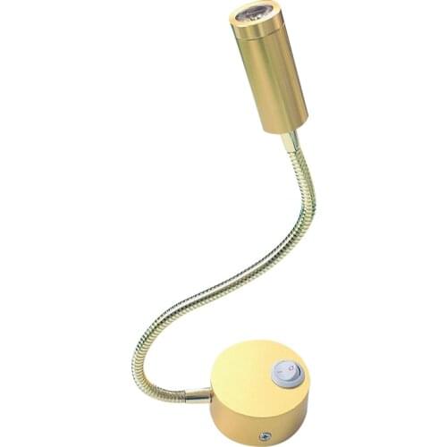 1W 3W LED Hoses Wall Lamp Flexible Home Hotel Bedside Reading Lamp Wall Light Modern Fashion Book Lights LED Bulbs AC85-265V