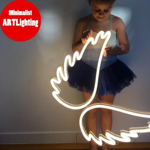 Alas Neon Led Perfecto para adornar y provocar fotos en tu evento, boutique restaurant bar