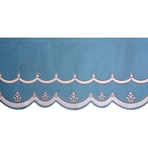 Head Curtain Linen Northern European-Style Cloth Curtain Bedroom Living Room Floor Floating Curtain head top decoration fabric