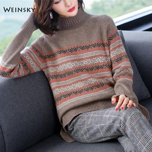 Women Turtleneck Knitted Sweater And Pullovers Fashion Casual Style Female Sweaters 2020 Spring New Tops