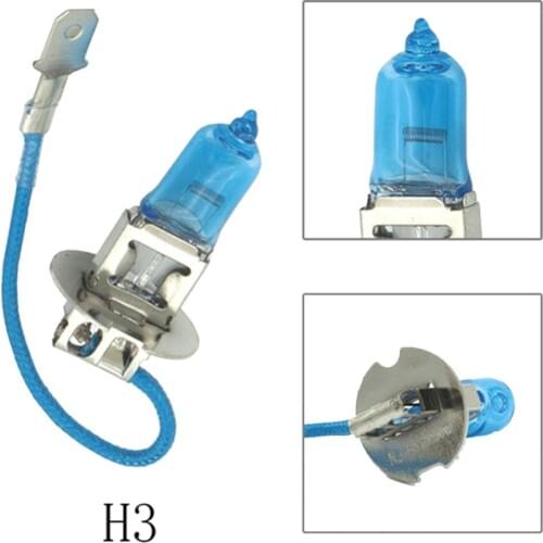 1Pcs Super Bright Bulbs H3 100W 12V 6000K COB Halogen Car Headlight Fog Lights Canbus Driving Lamp White Car Styling#280244