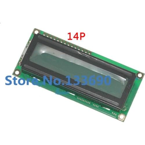 1602g 1602 pc1602G pc1602-G PC-1602G bc1602A ac162b FSTN gray color 14P interface lcd display panel original NEW industrial