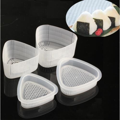 2 Pair Sushi Mold Rice Ball Maker Sushi Rice Cake Press Mold Maker Kitchen DIY Sushi Tools Mould ood Press diy