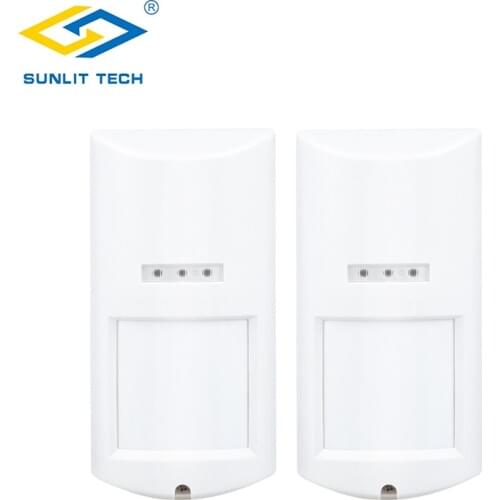 2pcs/Lot Wireless Outdoor PIR Motion Sensor For 433MHz Alarm Pet Immune Wifi Detector Sensor for Home Security Alarm System