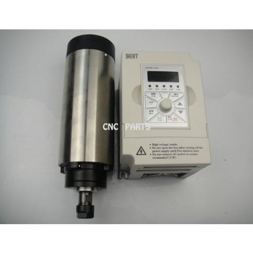 1.5KW 220V ER16 with 4 bearing air cooling spindle & 1.5KW 220V matched VFD inverter