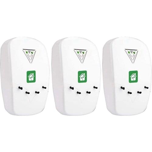 3Pcs Air Purifier for Home Plug-in Negative Ion Generator Air Purifier No Filter Portable Household with US Plug