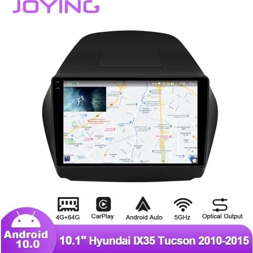 Joying Android10.0 Car Radio 10.1 Inch Head Unit Stereo IPS Screen Multimedia Player For Hyundai IX35 Tucson 2010-2015 BT