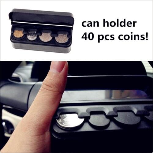 Car Coin Organizer Case Change Storage Box Container for Honda Jade FCV Crider NSX-GT N-One GEAR FCEV Skydeck P-NUT Legend