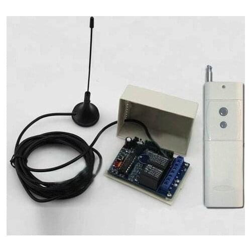 3000M DC12V 10A 2CH 315/433MHz RF Wireless Remote Control Power Switch Radio Controller Transmitter Receiver With Antenna