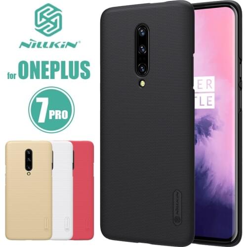 Oneplus 7 Pro Case Nillkin Super Frosted Shield Hard PC Ultra Slim Back Cover Case Phone Case for One Plus 7 Pro Nilkin 1+7 Capa