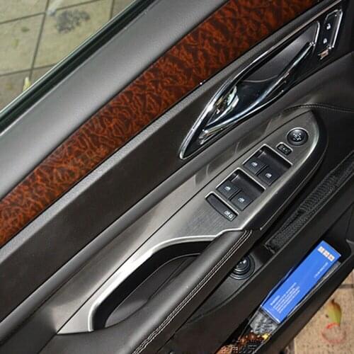 For Cadillac SRX 2010 2011 2012 2013 2014 2015 2016 Interior Door Armrest Window Switch Button Cover Trim