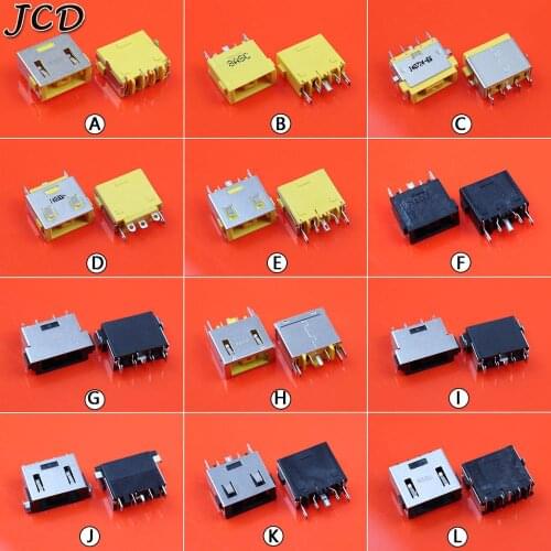 JCD Square DC Power Jack Connector For Lenovo IdeaPad Yoga 11 11S 13 X1 G400 G490 G405S G505 G490 G500 Z501 100-14IBD 100-15IBD
