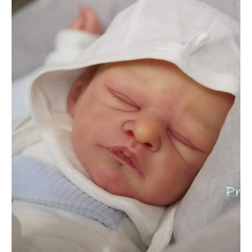 NPK 19 inch bebe Reborn Doll Kit Limited Pouplar Edition Jonah Lifelike Soft Touch unfinished doll Parts