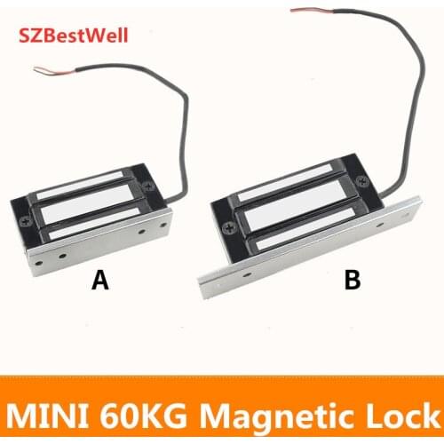 SZBestWell 12V Single Door Electric Magnetic Lock 60KG 100LBS Holding Force Use For Access Control System