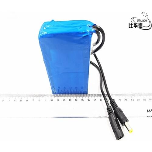 12V 5000mah lithium battery Rechargeable DC battery polymer batteria For monitor motor LED light outdoor spare Battery