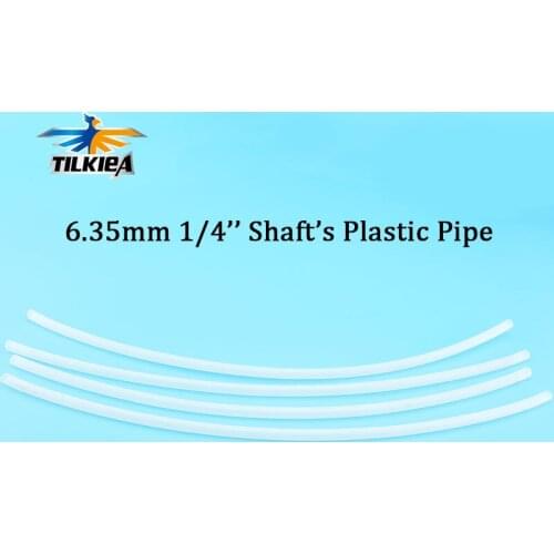 Plastic Round Pipe 6.7*7.7mm for 6.35mm Flexible Cable (Shaft) Hobbies and Model Building