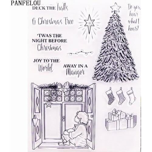 PANFELOU Waiting for Easter Transparent Clear Silicone Stamp/Seal DIY scrapbooking/photo album Decorative clear stamp sheets