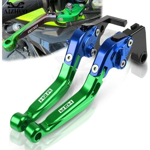 Motorcycle CNC Adjustable Clutch Brake Lever FOR KAWASAKI H2 H2R 2015-2016 2015 2014 2013 Extendable Handbrake Lever Accessories
